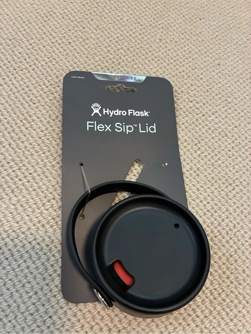 Hydro Flask Black Flex Sip Lid Wide NWT